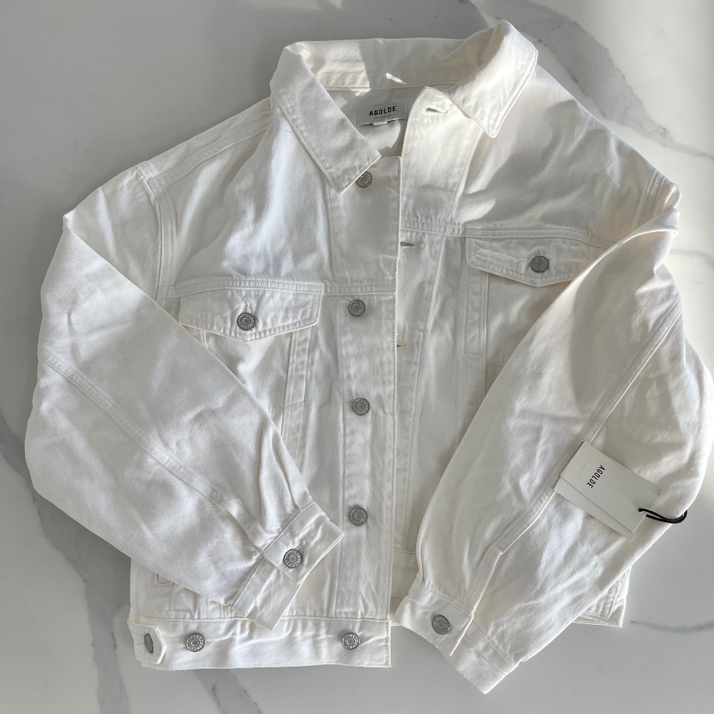 NWT: Agolde Charli Oversized Denim Jacket.